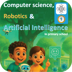 Icone : Computer science, Robotics & Artificial Intelligence In primary school 1
