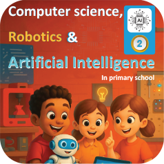 Icone : Computer science, Robotics & Artificial Intelligence In primary school 2
